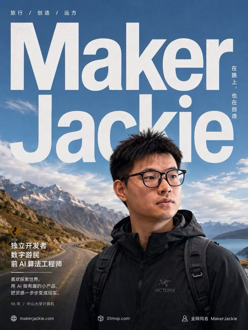 MakerJackie 个人海报照片